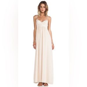 Amanda Uprichard maxi dress. Size Small. Desert color.